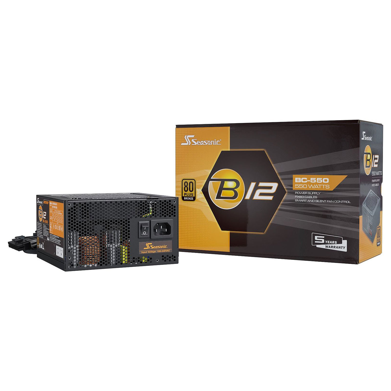 Seasonic B12 BC-550 (550W 80+ Bronze) - Alimentation Seasonic - 0