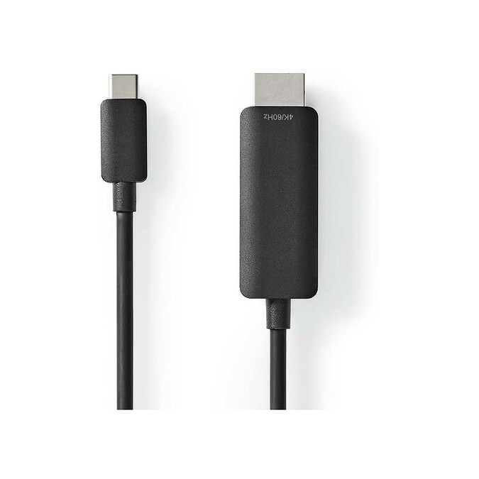 Adaptateur USB-C vers HDMi 4K Noir