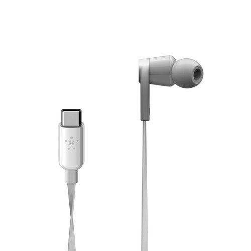 Belkin USB-C IN-EAR HEADPHONE White - Achat / Vente sur grosbill-pro.com - 2