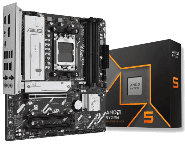 PRIME B840M-A WIFI + Ryzen 5 9600X box