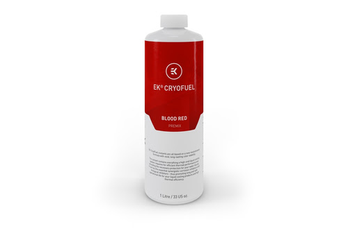 EK Water Blocks EK-CryoFuel Premix, Blood Red - 1000ml