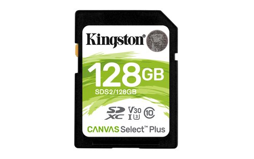 Grosbill Carte mémoire Kingston 128GB SDXC 100R C10 UHS-I U3 V30