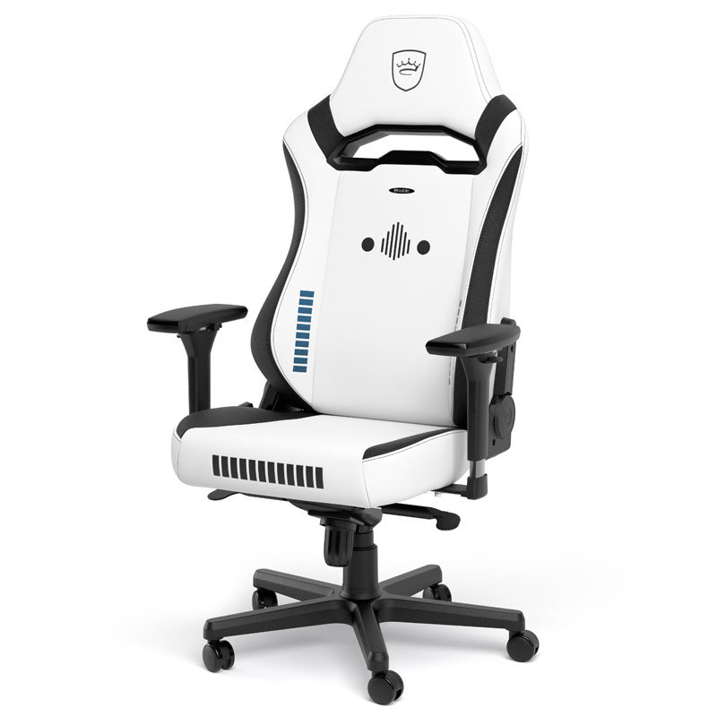 NobleChairs HERO Gaming Noir/Blanc - Siège PC Gamer - grosbill-pro.com - 1