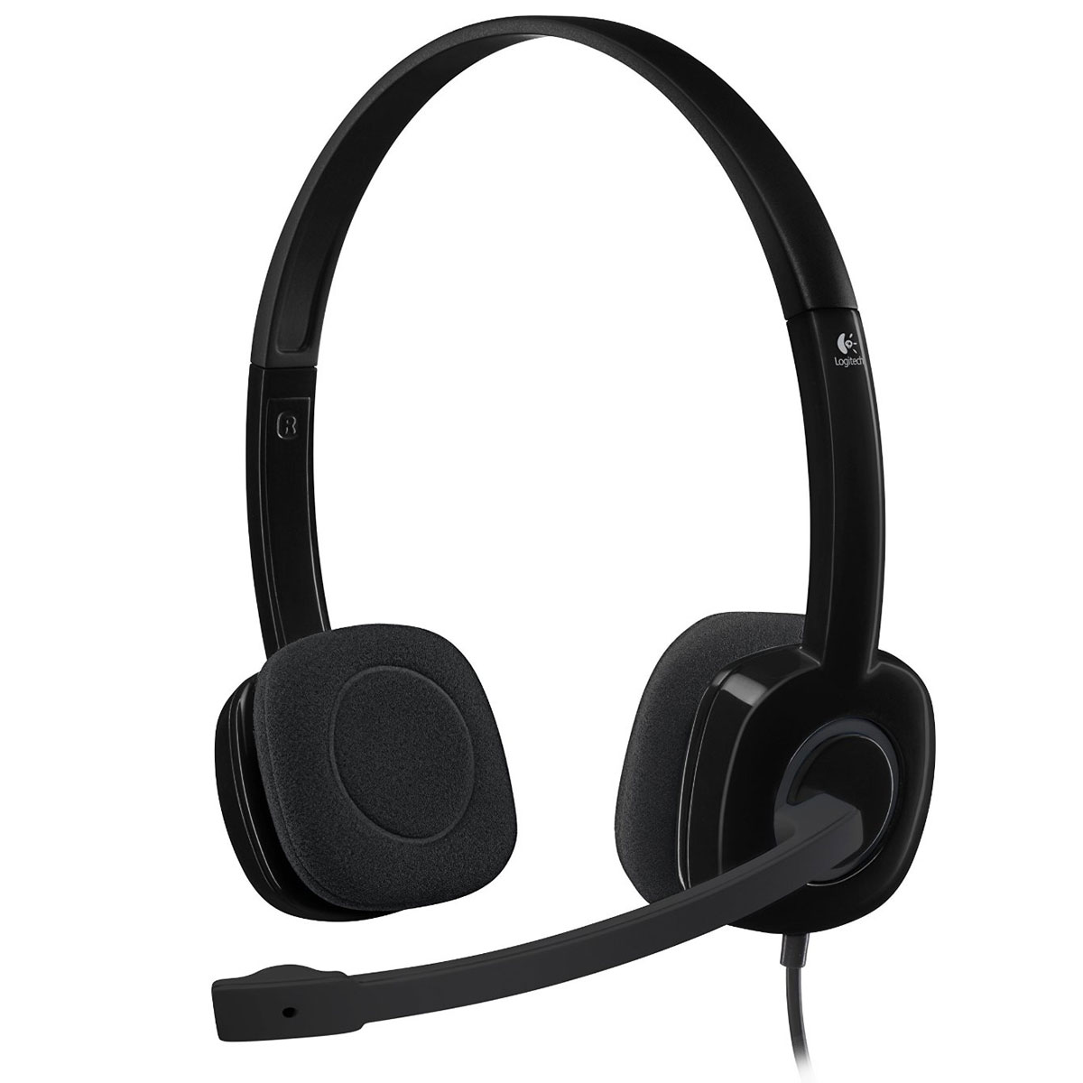 Logitech H151 Stereo Stereo Noir - Micro-casque - grosbill-pro.com - 0