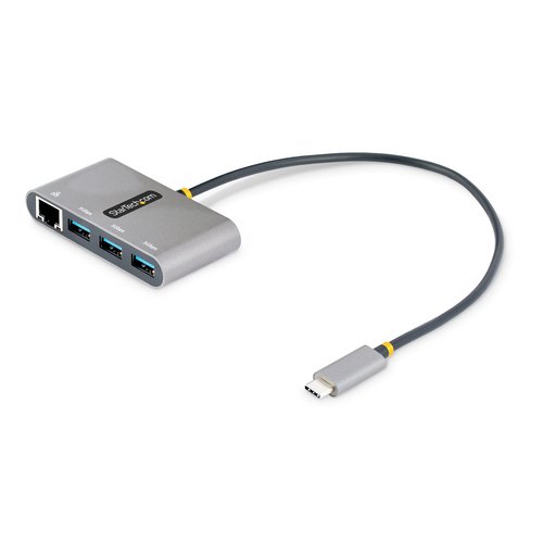 HUB USB-C A 3 PORTS AVEC ETHER - Achat / Vente sur grosbill-pro.com - 0