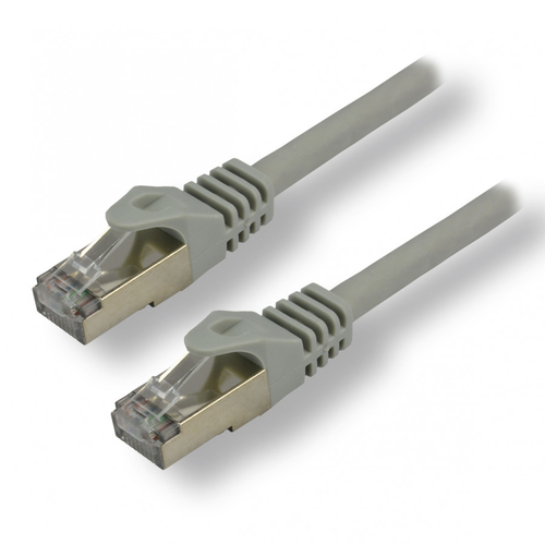 Câble réseau Cat.7 S/FTP Gris - 1m - Connectique réseau - 0