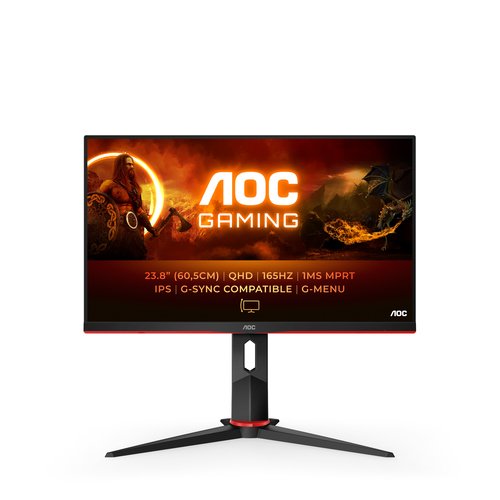 G2 Q24G2A/BK 23.8" QHD/165Hz/1ms/IPS/HDR/G-SYNC