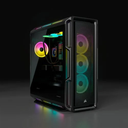 Corsair iCUE 5000T RGB Tempered Black Transparent - Boîtier PC - 5