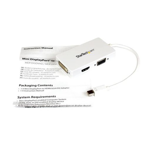 mDP to VGA/DVI/HDMI - 3-in-1 Adapter - Achat / Vente sur grosbill-pro.com - 5