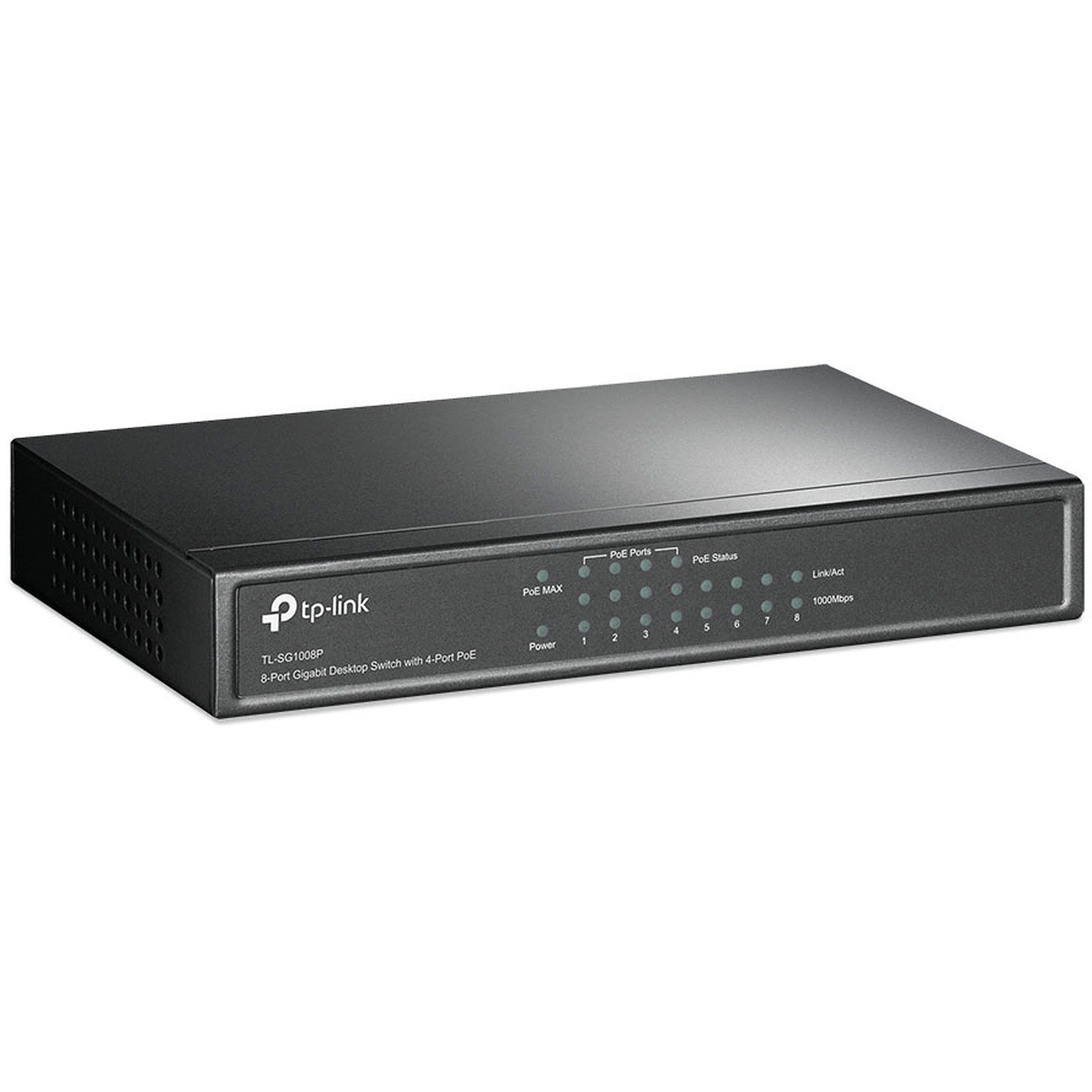 Switch TP-Link 8 Ports 10/100/1000Mbps TL-SG1008P (4 POE) - 4