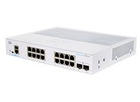 Grosbill Switch Cisco CBS350-16T-E-2G-EU - 16 (ports)/10/100/1000/Manageable/Cloud