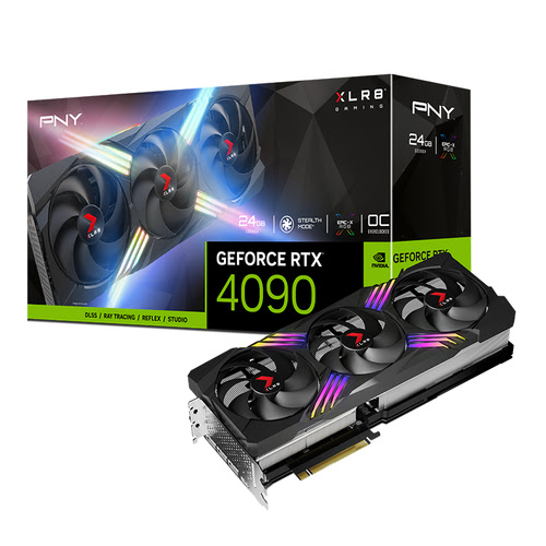 Grosbill Carte graphique PNY RTX 4090 24GB XLR8 VERTO Overclocked Edition