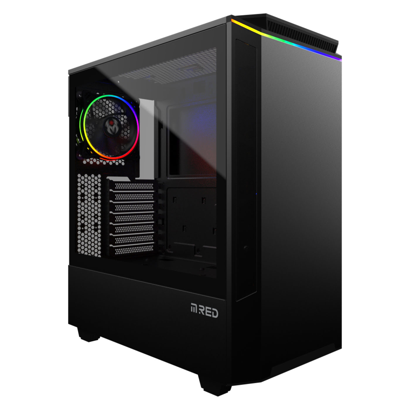 M.RED Death Storm RGB Noir - Boîtier PC M.RED - grosbill-pro.com - 0