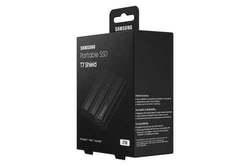 Samsung T7 SHIELD 2To Black (MU-PE2T0S/EU) - Achat / Vente Disque SSD externe sur grosbill-pro.com - 9
