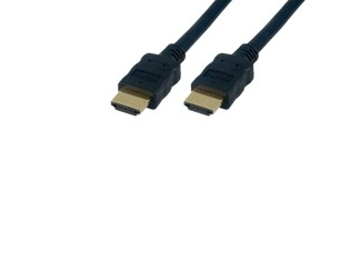 Câble HDMI 2.0 Highspeed + Ethernet mâle/mâle - 1m