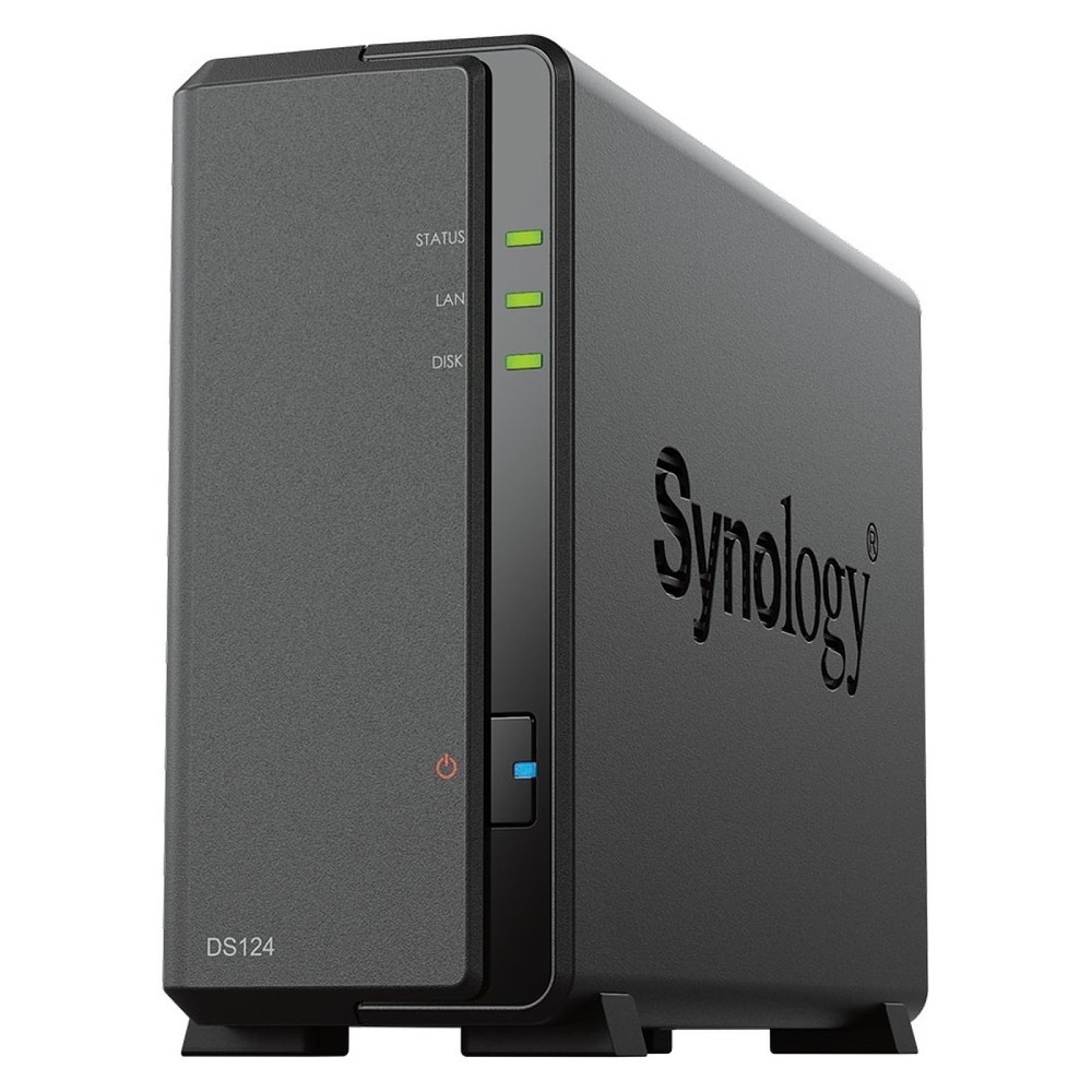 Synology DS124 - 1 Baie avec 1 disque de 8To  - Serveur NAS - 4