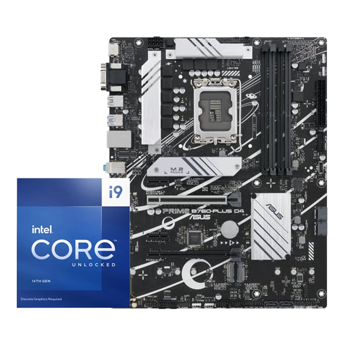 BUNDLE PRIME B760-PLUS D4 + Core i9-14900KF - grosbill-pro.com - 0