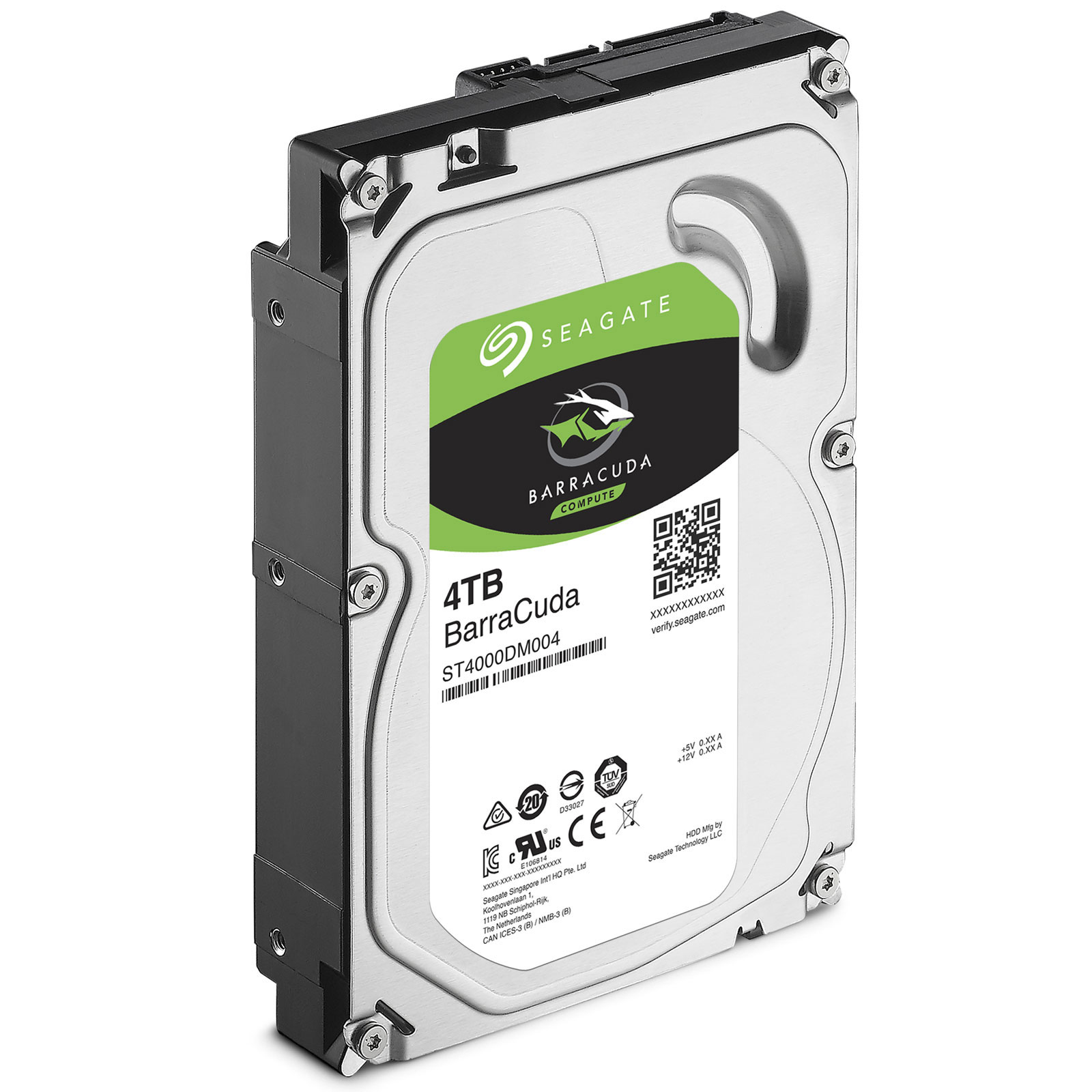 Disque dur 3.5 4 To Seagate IronWolf (ST4000VN006) pour serveur NAS