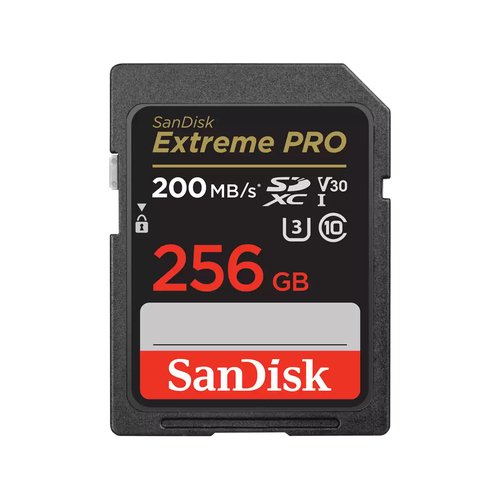 Grosbill Carte mémoire Sandisk EXTREME PRO 256GB SDXC MEMORY