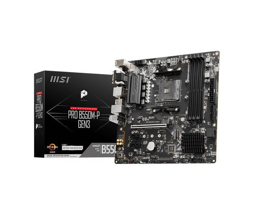 MSI PRO B550M-P GEN3 Micro-ATX  - Carte mère MSI - grosbill-pro.com - 0