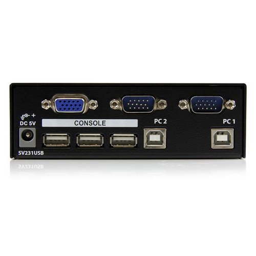 2 Port USB KVM Switch Kit with Cables - Achat / Vente sur grosbill-pro.com - 2