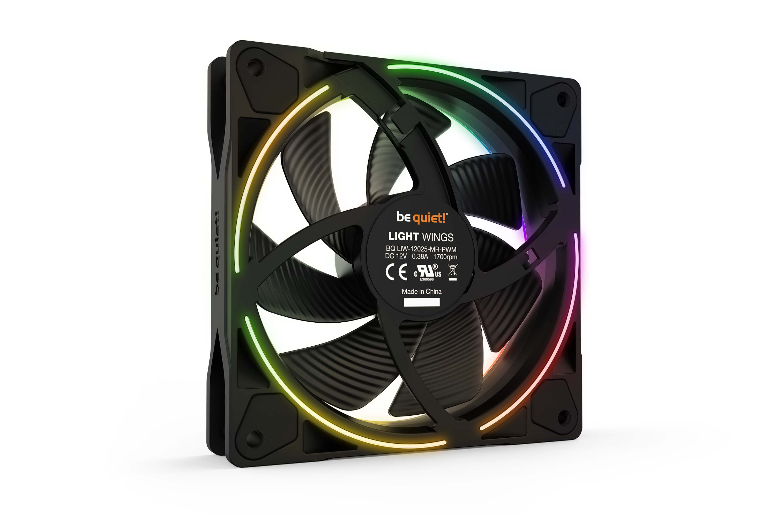 Be Quiet! Light Wings 120mm PWM ARGB Kit x3 - Ventilateur boîtier - 3