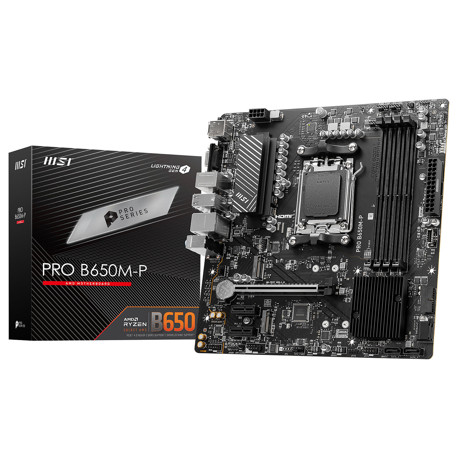 Grosbill Carte mère MSI PRO B650M-P - B650/AM5/DDR5/mATX	