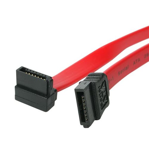 18in SATA to Right Angle SATA Cable - Achat / Vente sur grosbill-pro.com - 0