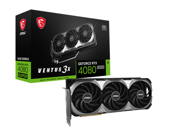 MSI GeForce RTX 4080 SUPER 16G VENTUS 3X OC - Carte graphique MSI - 0