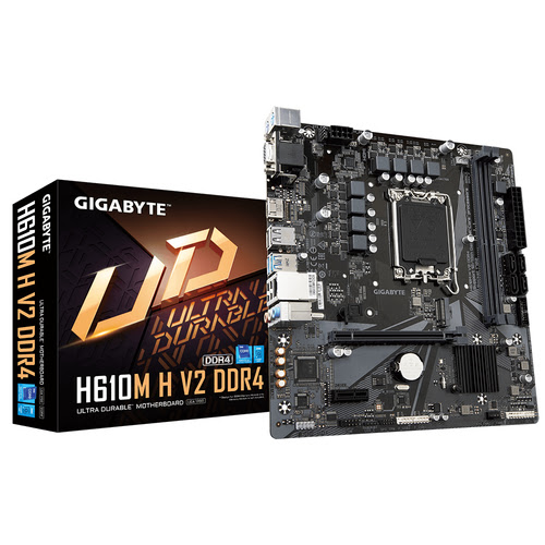 Gigabyte H610M H V2 DDR4 Micro-ATX  - Carte mère Gigabyte - 5