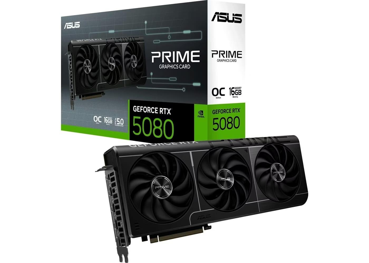 PRIME GeForce RTX 5080 16GB GDDR7