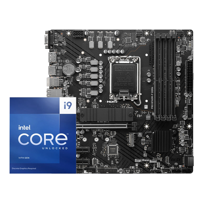 BUNDLE PRO B760M-P + Core i9-14900KF - grosbill-pro.com - 0