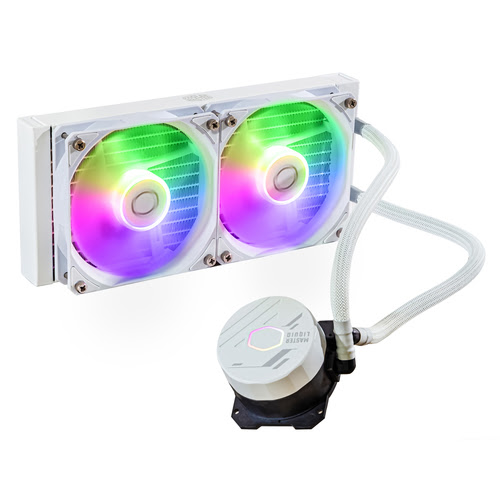 Grosbill Watercooling Cooler Master MasterLiquid 240L Core ARGB Blanc