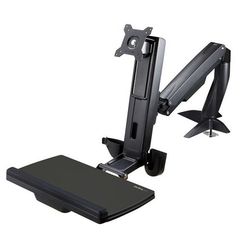 Monitor Arm Height Adjustable Sit Stand - Achat / Vente sur grosbill-pro.com - 0