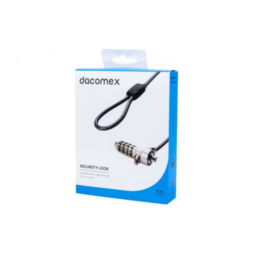 Câble antivol à code 4 Digit - 2m - Dacomex - 0