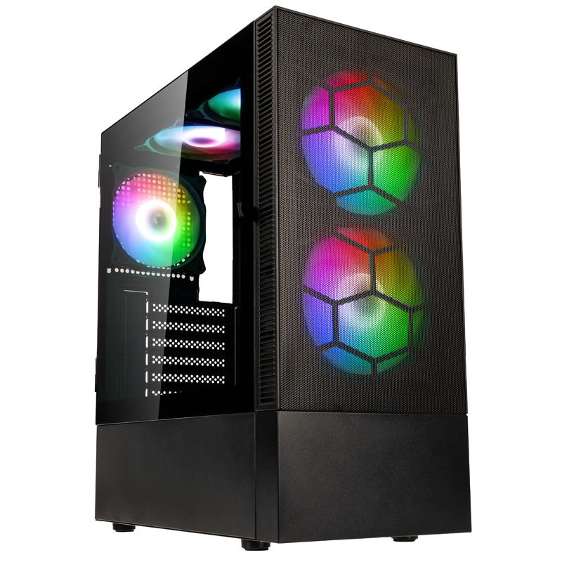 Observatory MX Mesh ARGB Noir - MT/Sans Alim/ATX