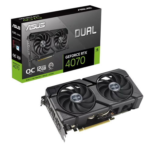 Grosbill Carte graphique Asus GeForce RTX 4070 DUAL O12G EVO
