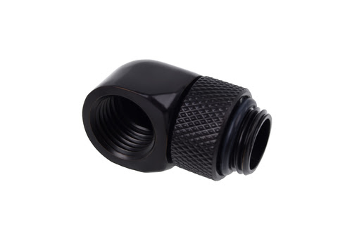 Alphacool Fitting coudé rotatif 90° noir - 14mm - Watercooling - 2