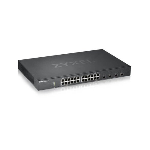 28 Port Smart Managed Switch 24x GbE RJ - Achat / Vente sur grosbill-pro.com - 0