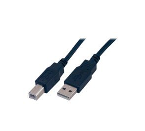 USB 2.0 cable A/B plug - 3m Black