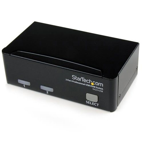 Grosbill Commutateur et splitter StarTech 2 Port USB KVM Switch Kit with Cables