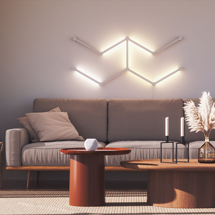 Nanoleaf Lines Starter Kit - 9 pièces (NL59-K-0002LW-9PK-EU) - Achat / Vente Objet connecté / Domotique sur grosbill-pro.com - 6