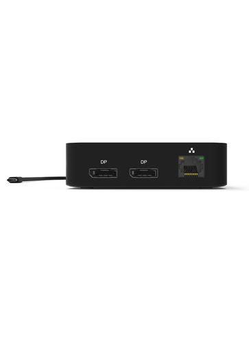 Station d'accueil USB-C Office 2x4K - 85W/DP/RJ45 - Port - 2