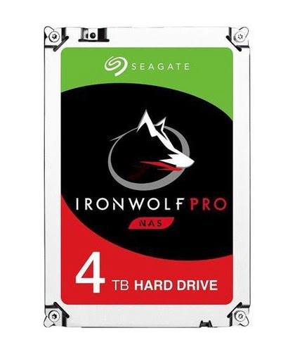 Grosbill Disque dur 3.5" interne Seagate 4To SATAIII 256Mo IronWolf PRO - ST4000NE001