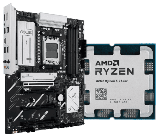 PRIME B850-PLUS WIFI + Ryzen 5 7500F tray