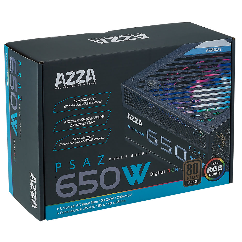 Azza 80+ Bronze (650W) - Alimentation Azza - grosbill-pro.com - 2