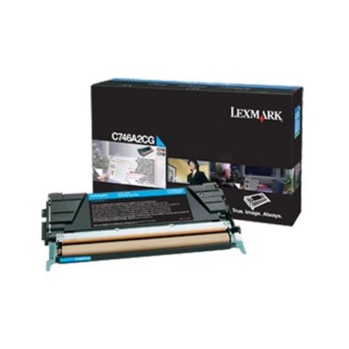 Grosbill Consommable imprimante Lexmark - Cyan - C746A3CG