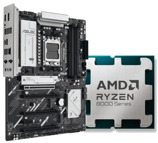 PRIME B840-PLUS WIFI + Ryzen 5 8400F tray