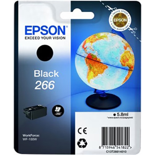 Cartouche T266 Noire - C13T26614 pour imprimante  Epson - 0