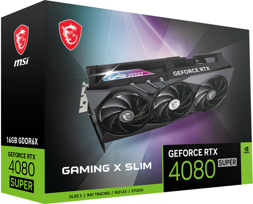 MSI GeForce RTX 4080 SUPER 16G GAMING X SLIM - Carte graphique - 1